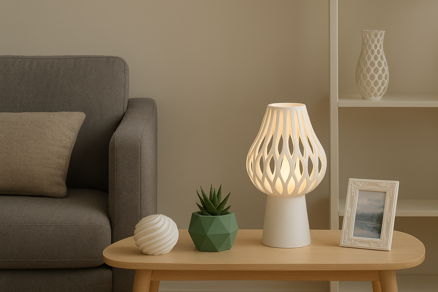 Decoração criativa: como peças em 3D transformam ambientes